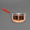 Copper Sauce Pan with heat resistant handle, Copper Saucepan, Copper Saucepan Australia, Copper Sauce Pan, Copper Cookware Australia, Copper Cooking Pan, Traditional Copper Saucepan, Indian Copper Cookware, Copper Pot with Handle, Copper Kitchenware Australia