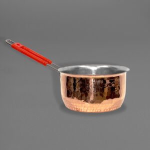 Copper Sauce Pan with heat resistant handle 1
