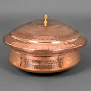 Copper cooking Pot (Lagan) with Lid 1