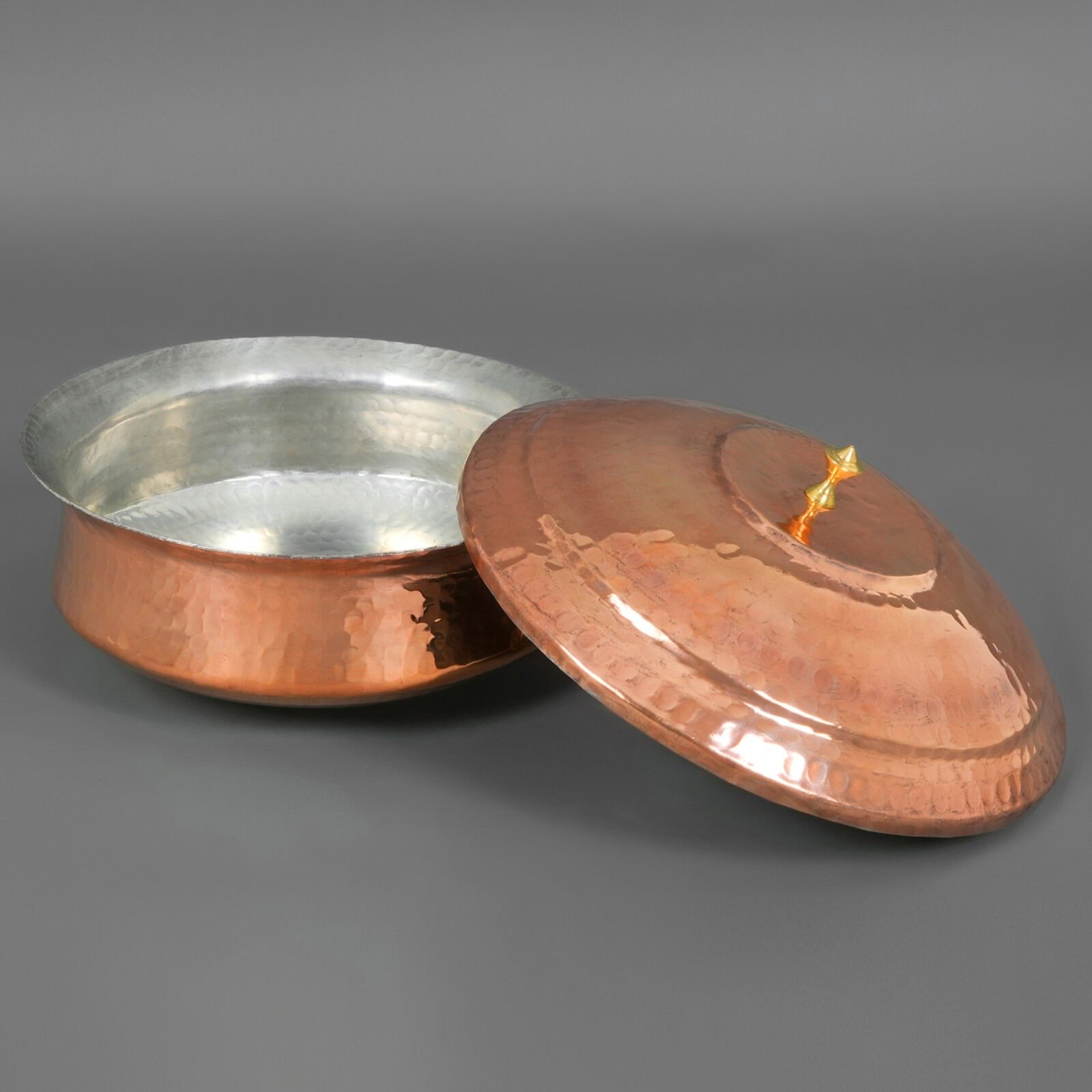 Copper cooking Pot (Lagan) with Lid 2