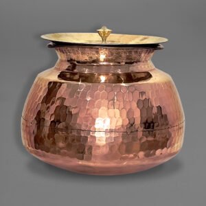 Heritage copper cooking Pot with Lid (Deghbar) 1