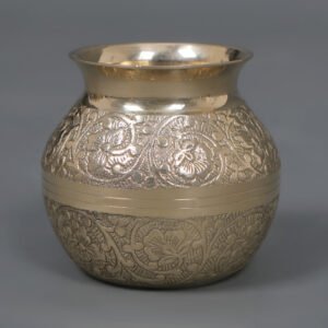 Brass Engraved Pot (Pital Matki) 1