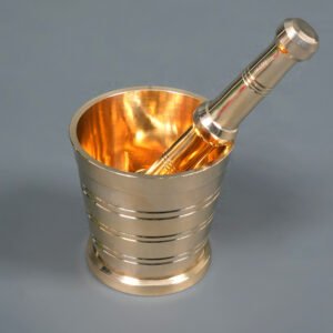 Brass Spice Mortar and Pestle ( Classic ) 1