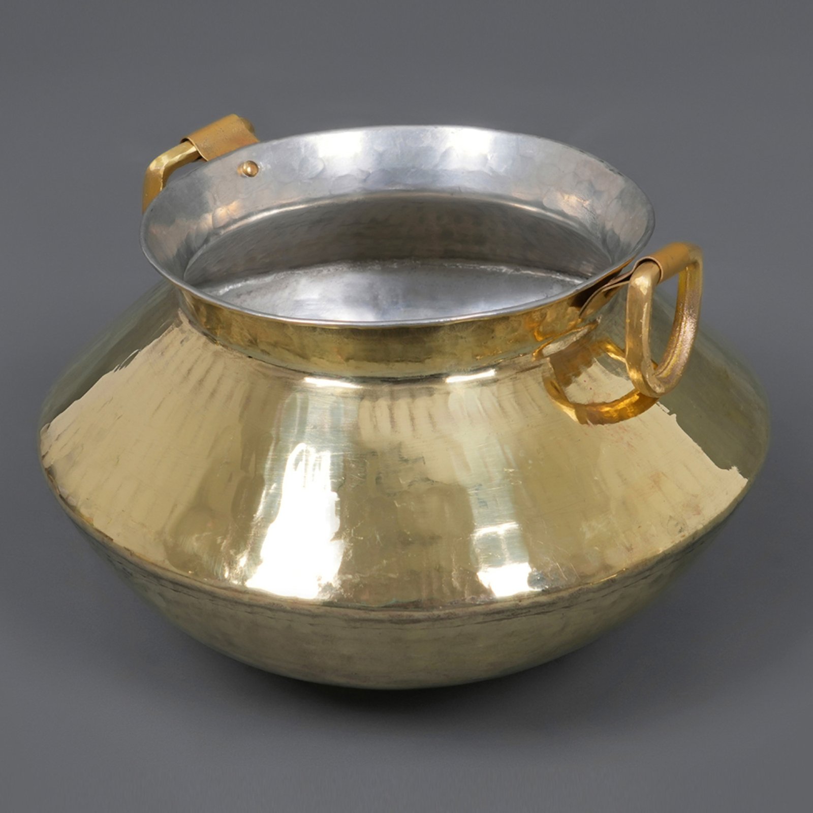 Artisanal Brass Handi (Biryani Vessel) 1 Artisanal Brass Handi (Biryani Vessel) 2