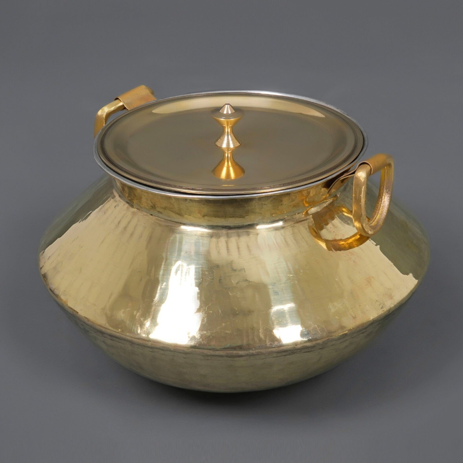 Artisanal Brass Handi (Biryani Vessel) 1, Brass Handi Australia, Brass Handi for Cooking, Brass Cooking Pot, Brass Biryani Handi, Pital Handi, Brass Cookware Australia, Traditional Indian Handi, Indian Cooking Pots Australia