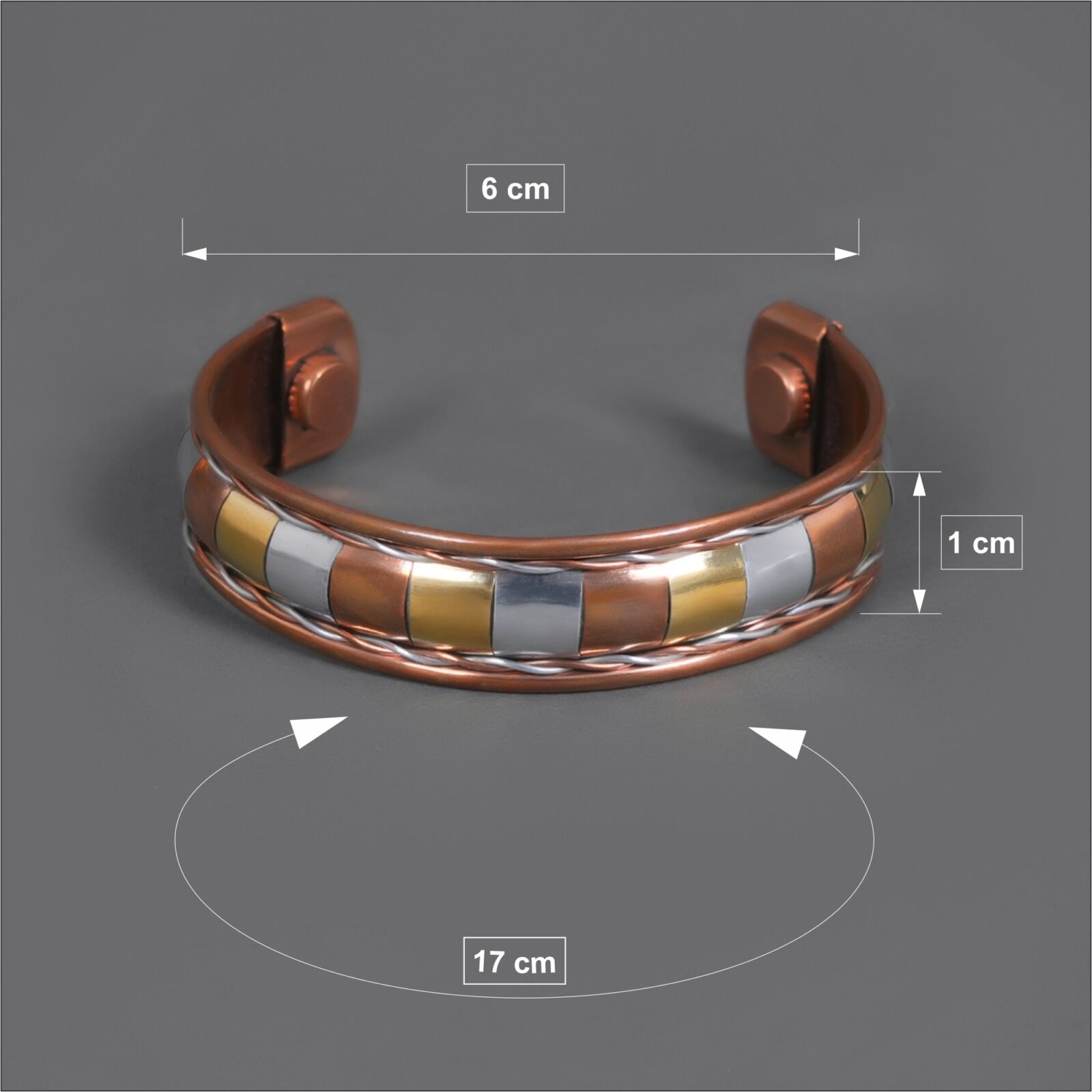 Aura Stone Magnetic-Copper Bracelet large