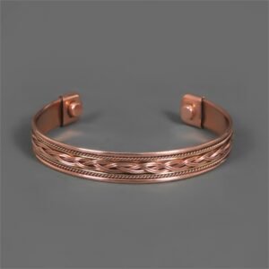 Braid Style Magnetic-Copper Bracelet large 0