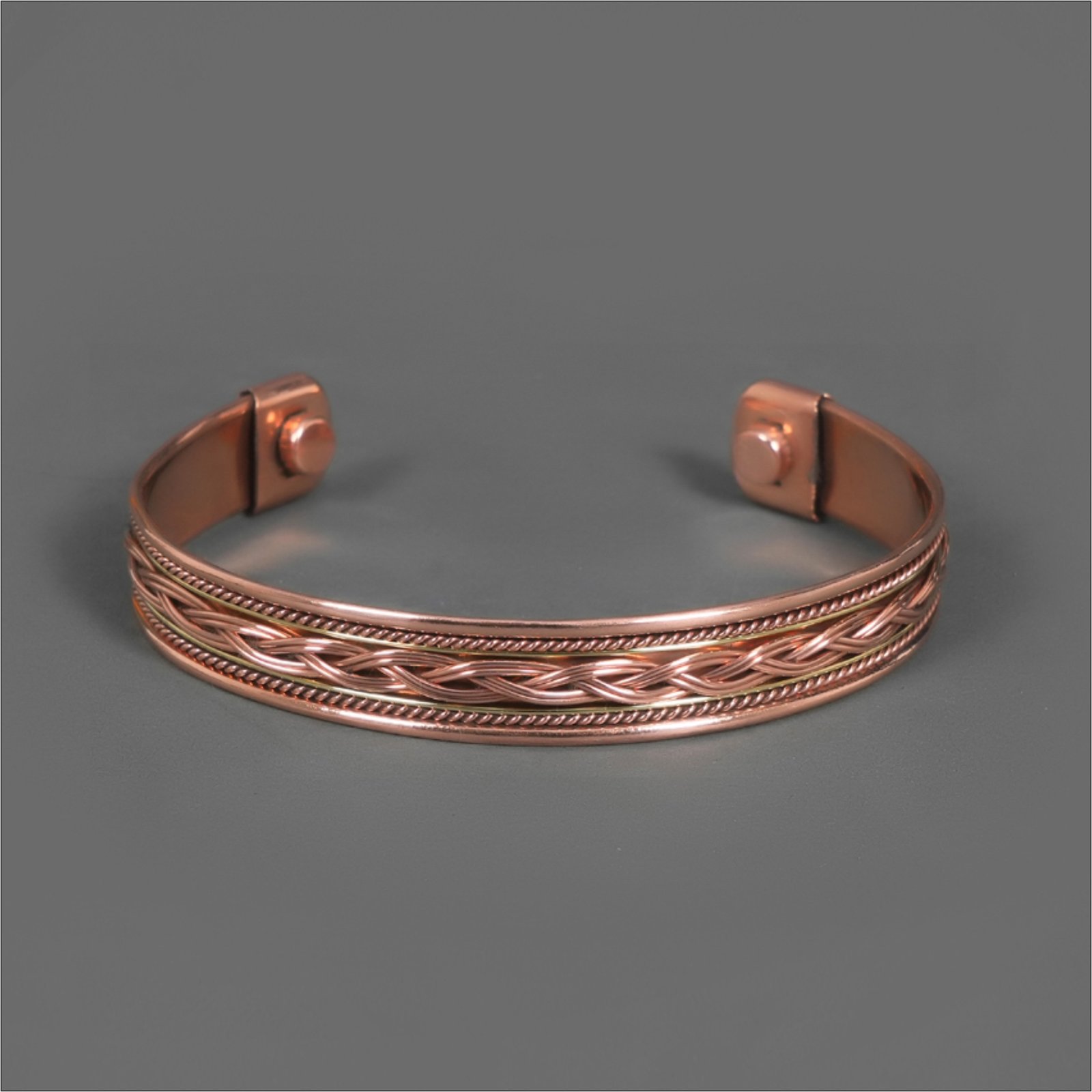 Braid Style Magnetic-Copper Bracelet large 0 Braid Style Magnetic-Copper Bracelet large 0
