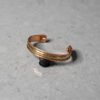Brass Engraved Copper Magnetic Bracelet