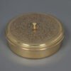 Hand Crafted Engraved Brass Spice box ( Masala Daani ) 1, Brass Spice Box Australia, Brass Masala Daani, Engraved Brass Spice Box, Handmade Brass Masala Box, Indian Spice Box, Brass Masala Dab​ba, Traditional Spice Container, Brass Kitchen Accessories Australia