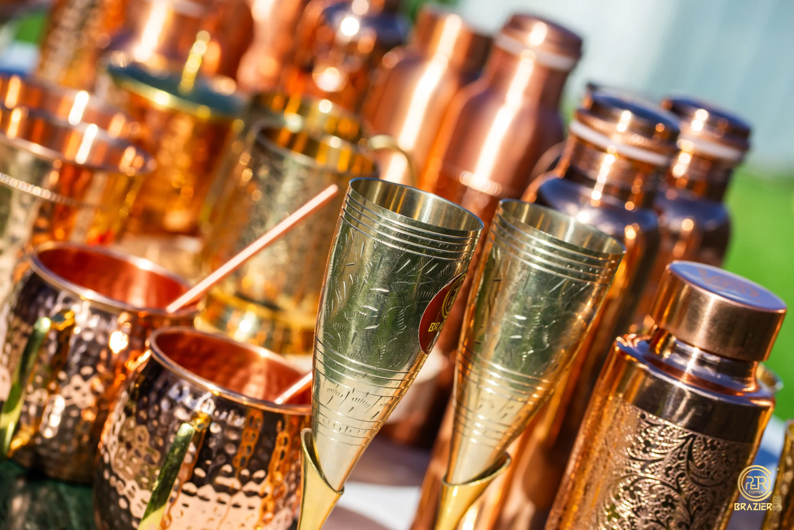 brass cookware, copper and brass cookware, Copper Brazier, Brass utensil