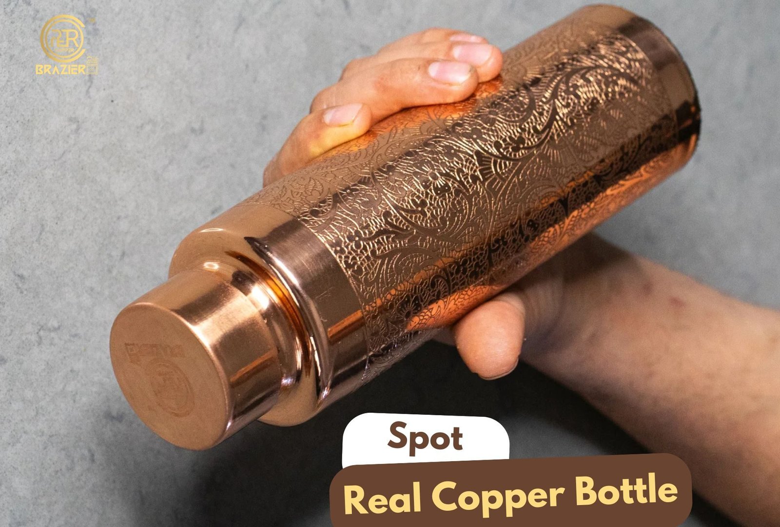 Copper brazier, Copper bottle, copper cookware, brass cookware, Brass or copper cookware