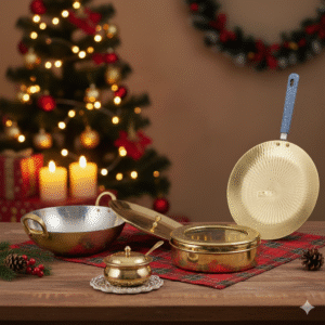 Premium Kadhai, Lid Masala Dani Glass lid, Tawa, Ghee with pot Spoon