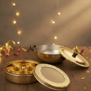 Traditional Set Combo (Masala Dani + Kadhai with Handle)