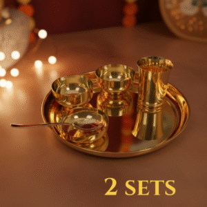 2 Kansa Thali Set