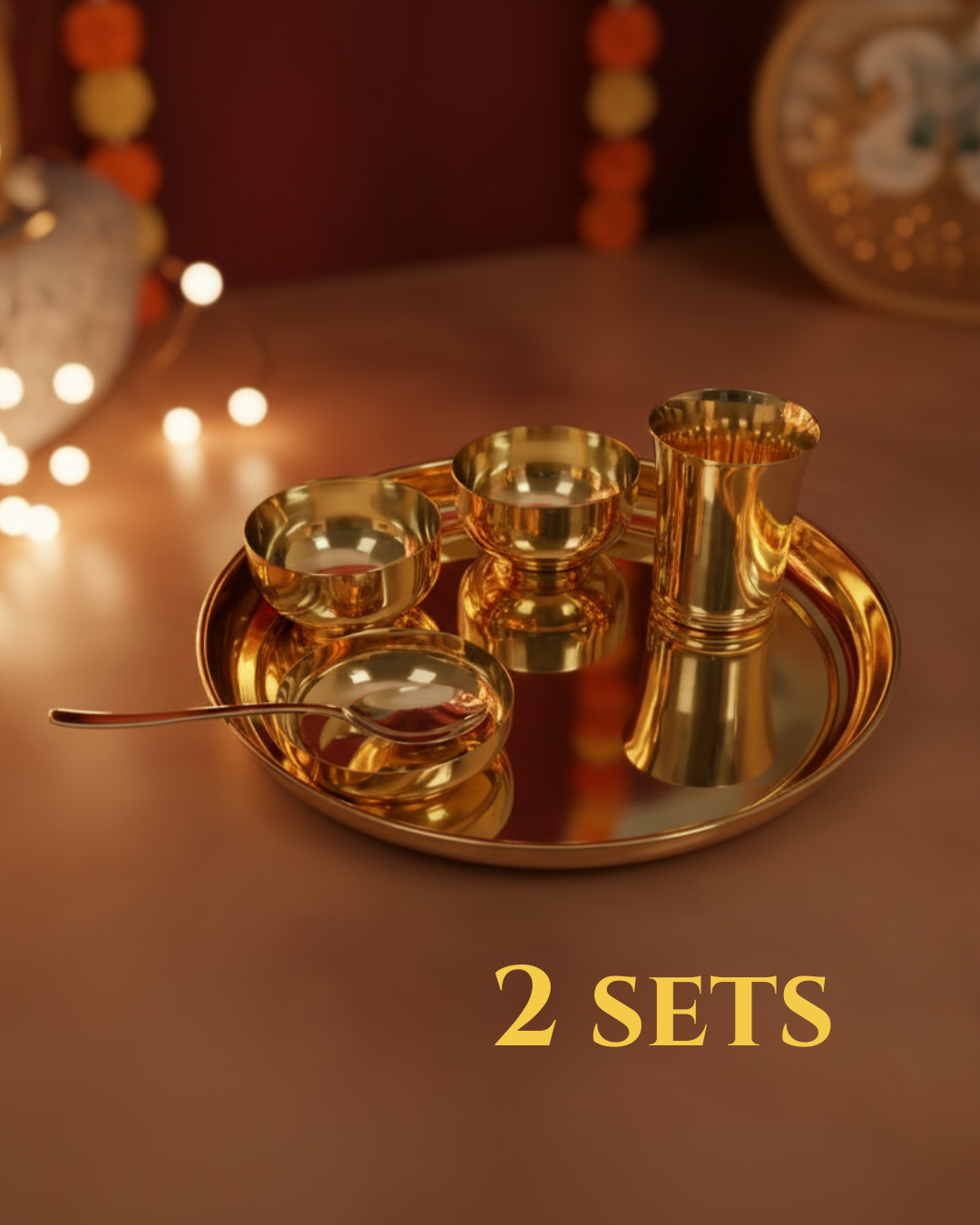 Thali Set 2 Kansa Thali Set