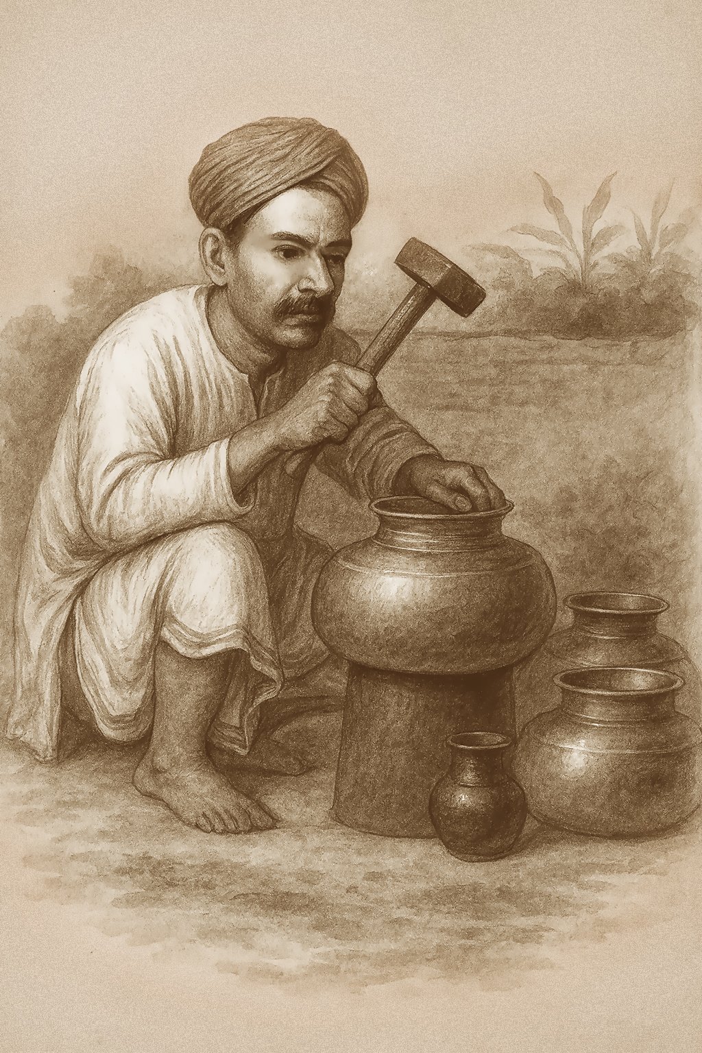 Copper Brazier - Year 1850