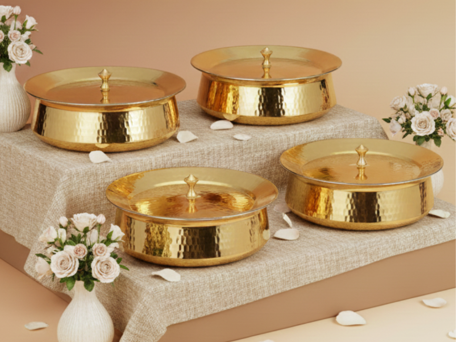 copper and brass cookware