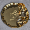 Ladoo Gopal Brass Thali Set, Laddu Gopal Thali Set Australia, Brass Bal Gopal Thali, Ladoo Gopal Pooja Set, Brass Bhog Thali, Laddu Gopal Brass Utensils, Krishna Pooja Thali, Brass Pooja Items Australia, Traditional Brass Thali Set